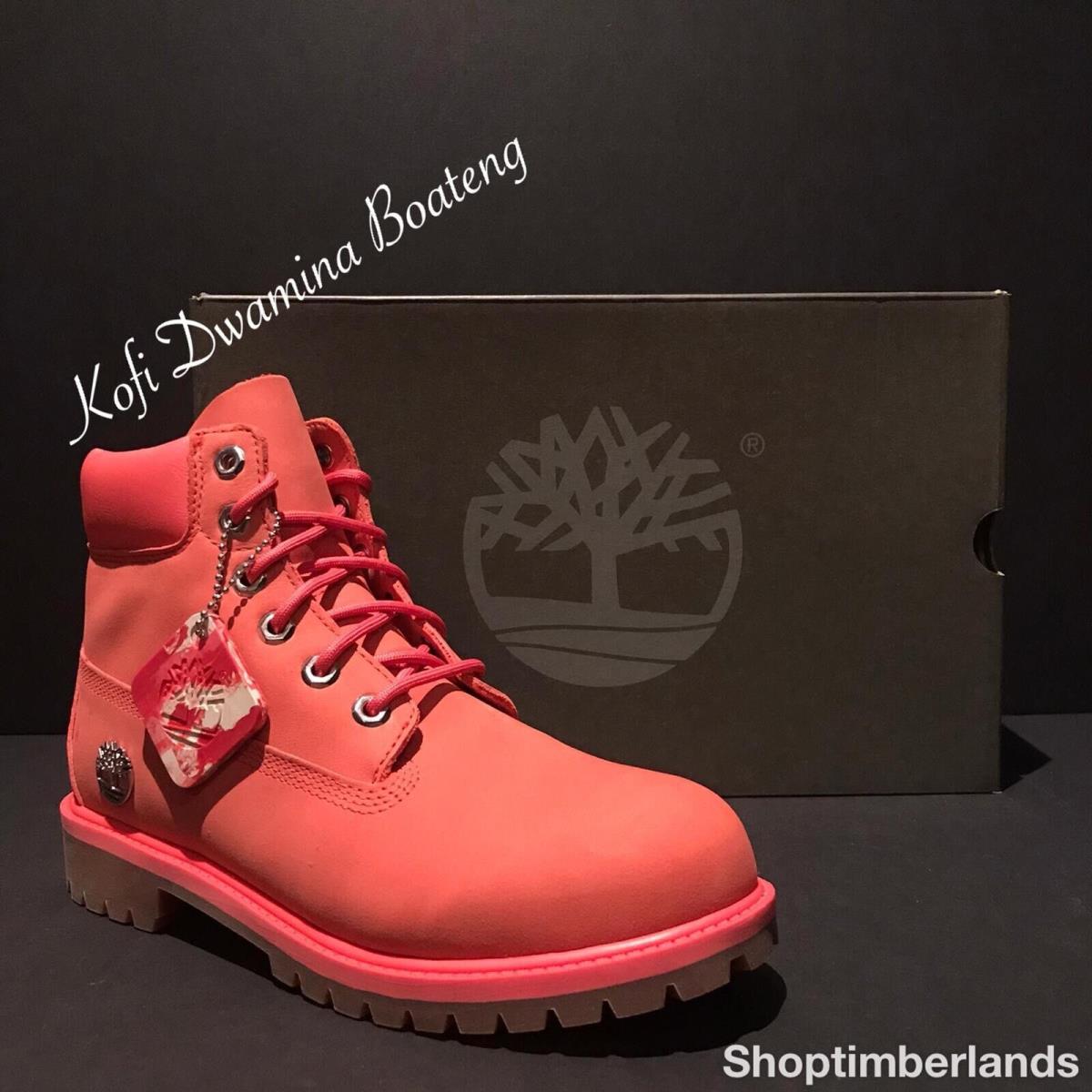 Timberland 6 WP Boot Pink Grade School Style TB0A1OPB Spiced Coral. SZ:6.5