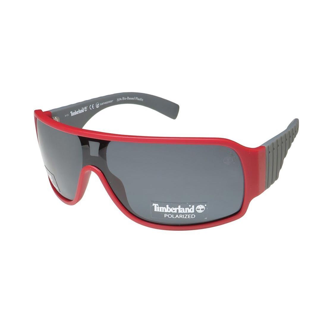 Timberland 9216 Sunglasses Red Mens Wrap 99-0-130 Plastic Full-rim 67D