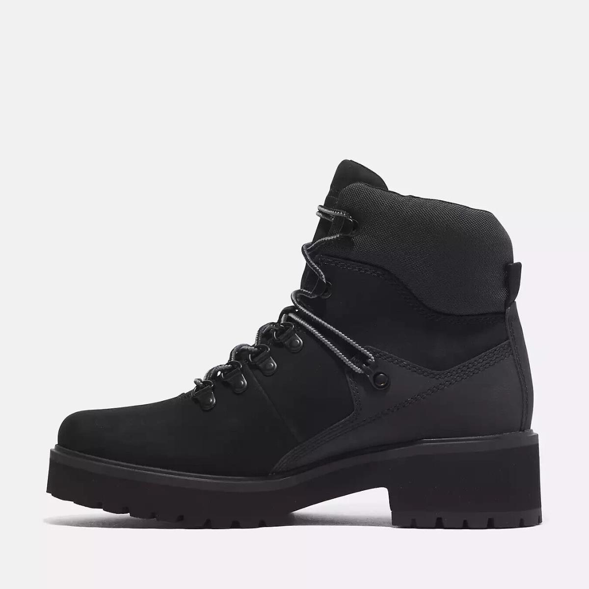 Women`s Timberland Carnaby Cool Mid Hiker Black Nubuck Size 9 M