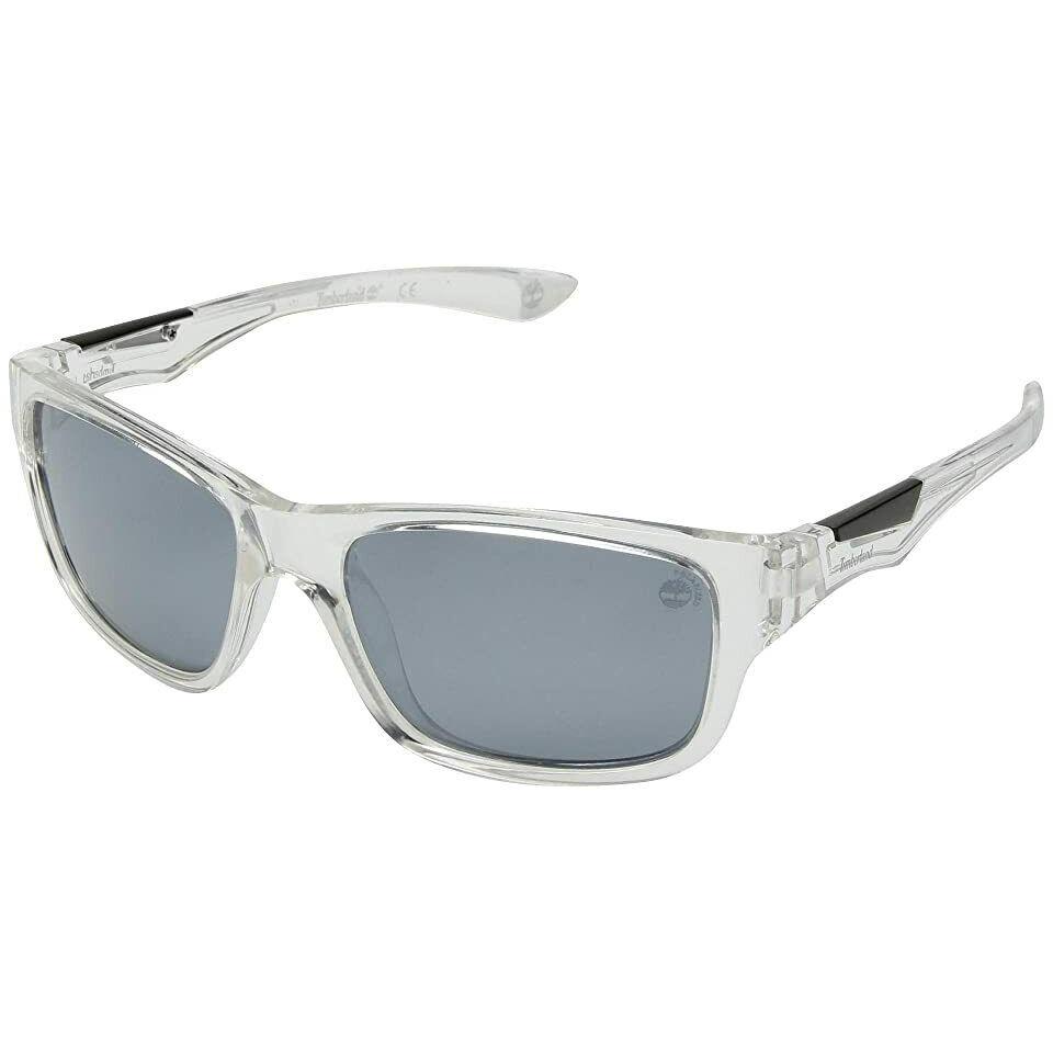 Timberland TB7155 Clear Polarized 57mm Sport Sunglasses S1111