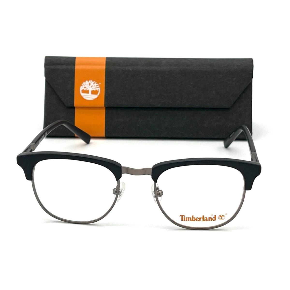 Timberland TB1582 002 Matte Black / Demo Lens 48mm Eyeglasses