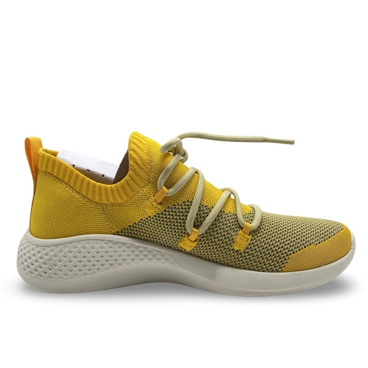 Timberland Flyroam Go Oxford Medium Yellow Knit Sneakers Shoes Men`s Size 7.5 - Yellow