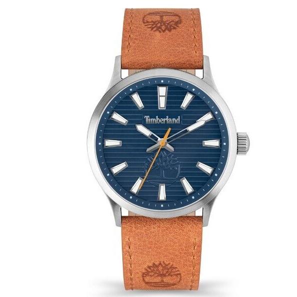 Timberland Brown Leather Strap Blue Dial Men s Watch Timberland - TDWGA2152001