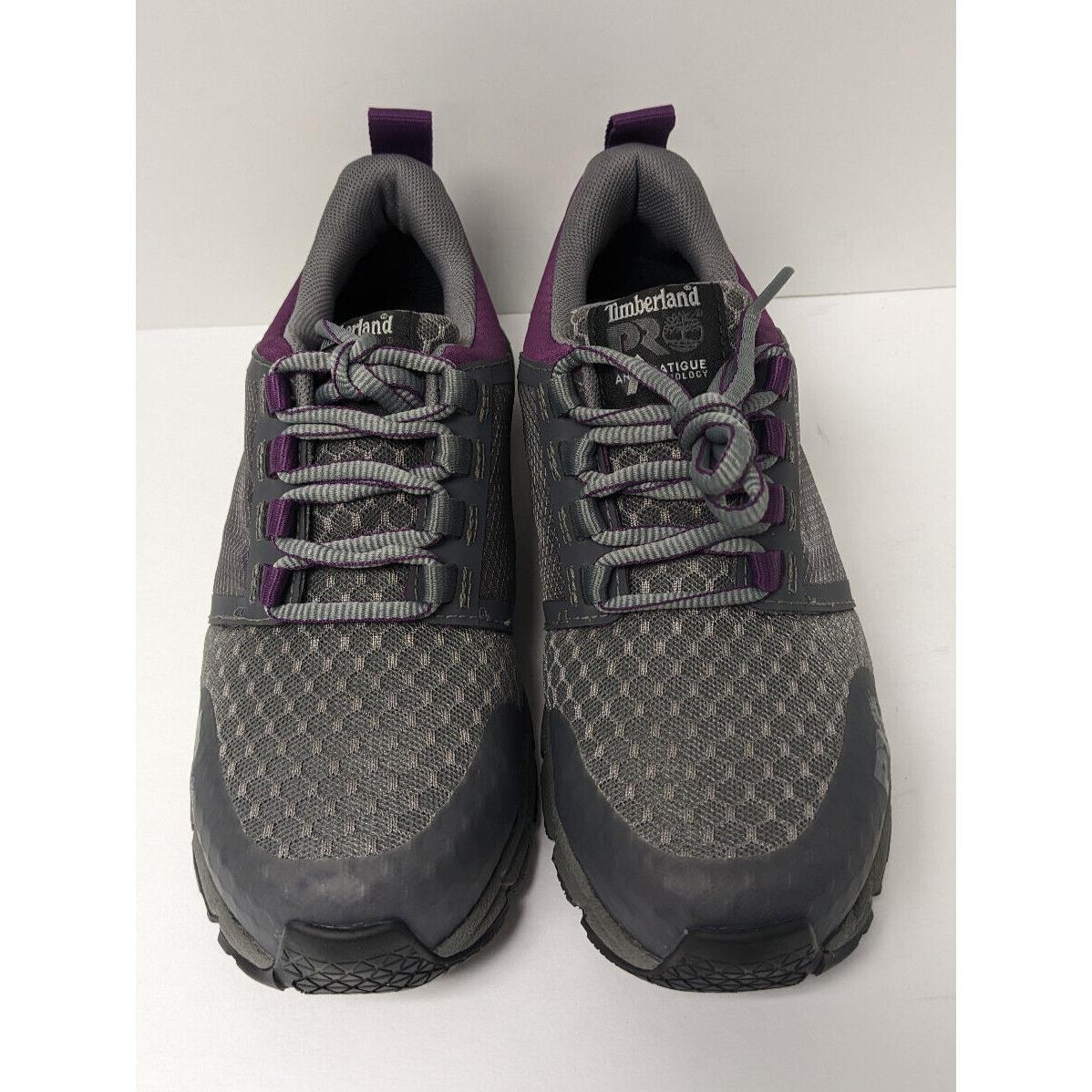 Timberland Pro Radius Composite Toe Sneakers Grey/purple Women`s 6 M