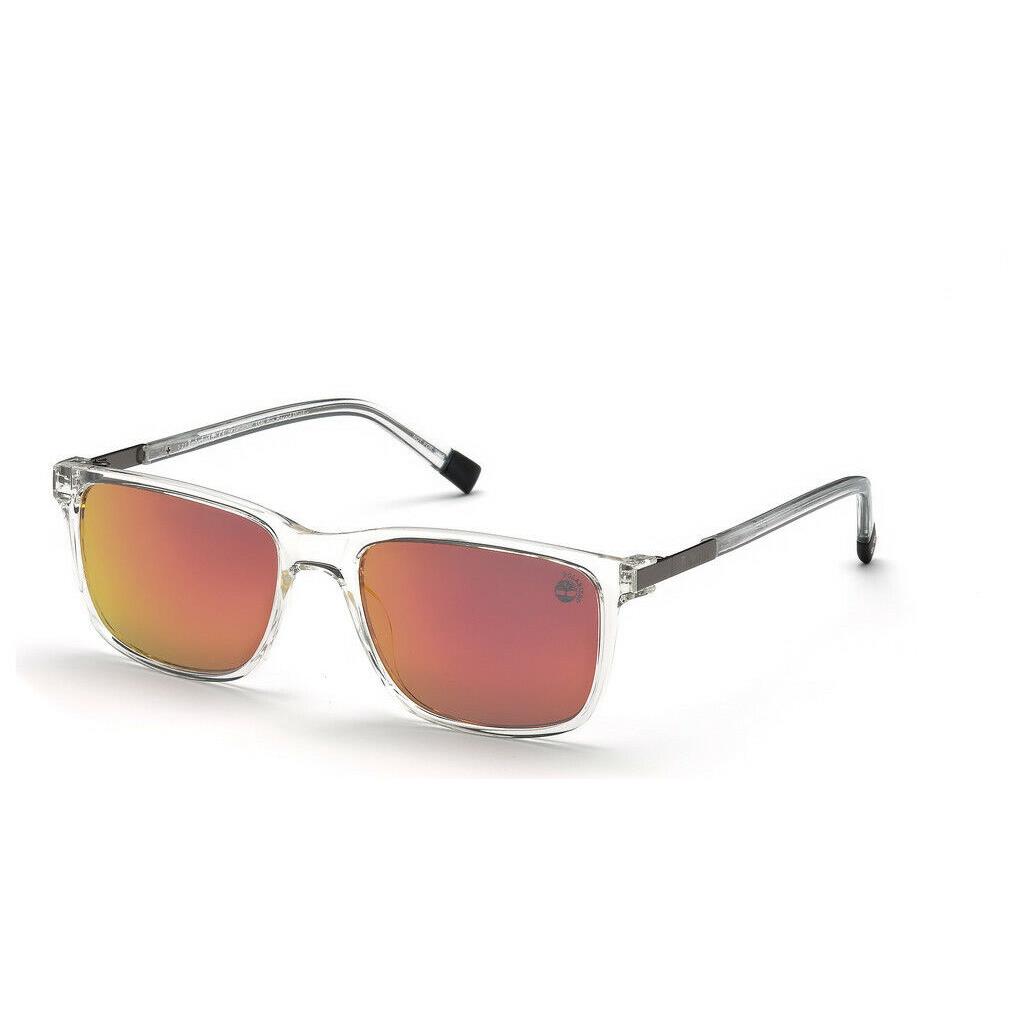 Timberland Sunglasses TB9152 26D Polarized Shiny Crystal / Red 56mm