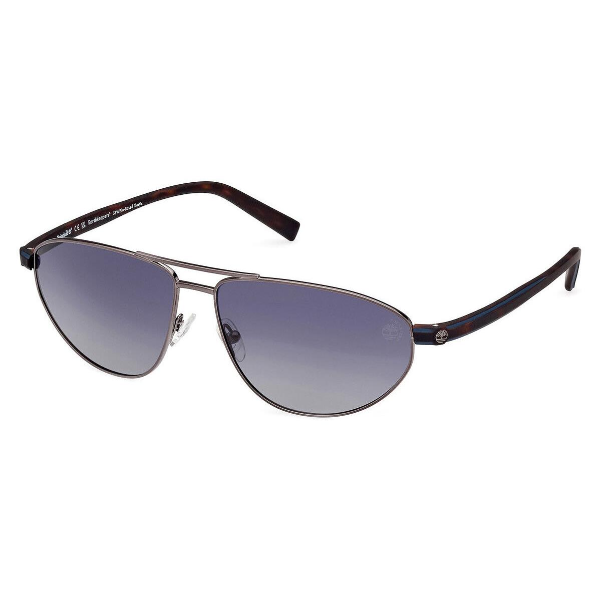 Timberland TB9324 Sunglasses Matte Gunmetal / Smoke Polarized