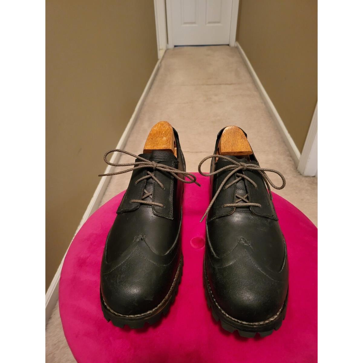 Timberland Boot Company Black Leather Wingtip Oxford Shoes 13