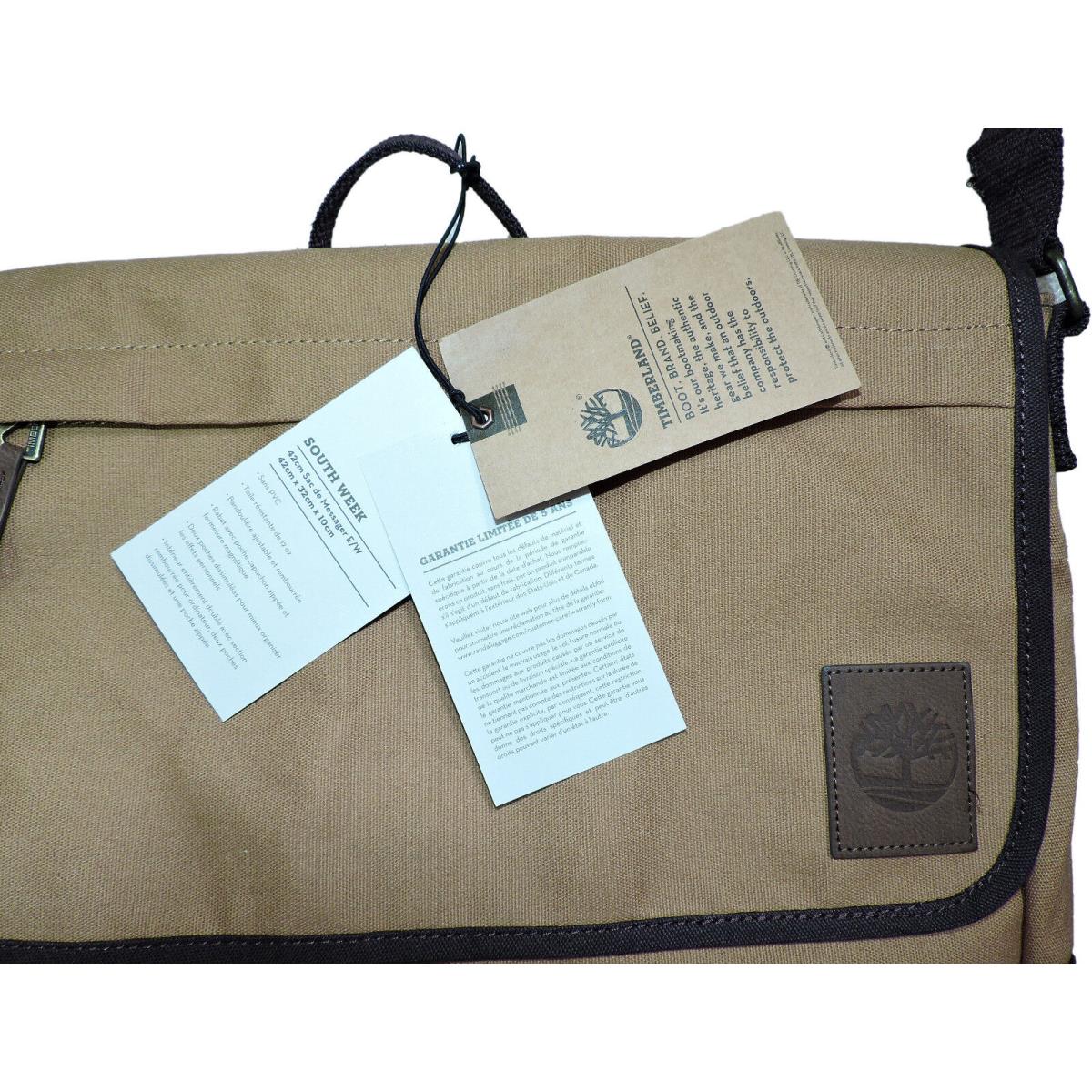 Timberland Tbl South Week Messenger Bag. 42cm Sac Tan/brown