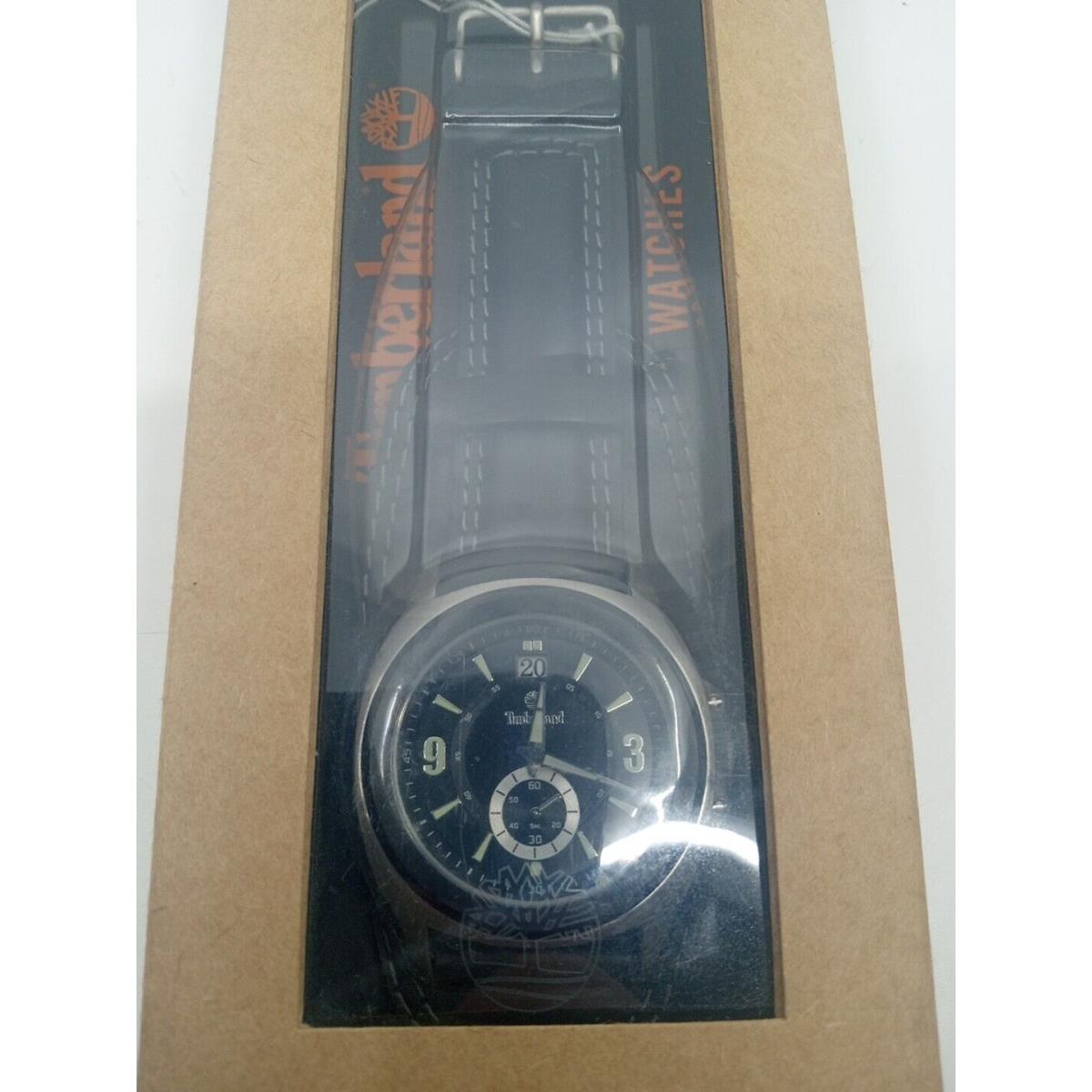 Timberland Watch - Block Island Black Leather Strap - Read