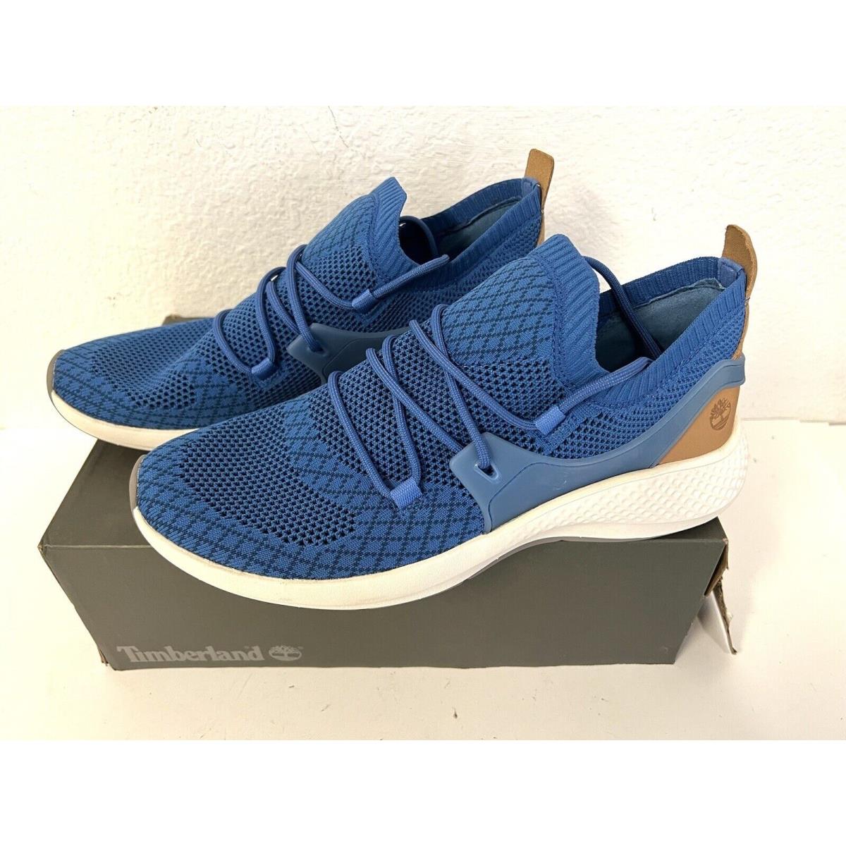 Timberland Mens Flyroam Go Knit TB0A1LNR Blue Shoes Sneakers Size 11.5 M