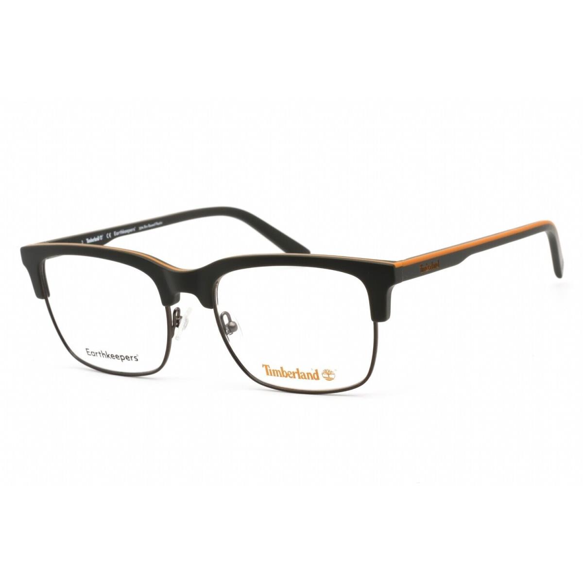 Timberland TB1655 097 Square Matte Dark Green Eyeglasses 55-19-145