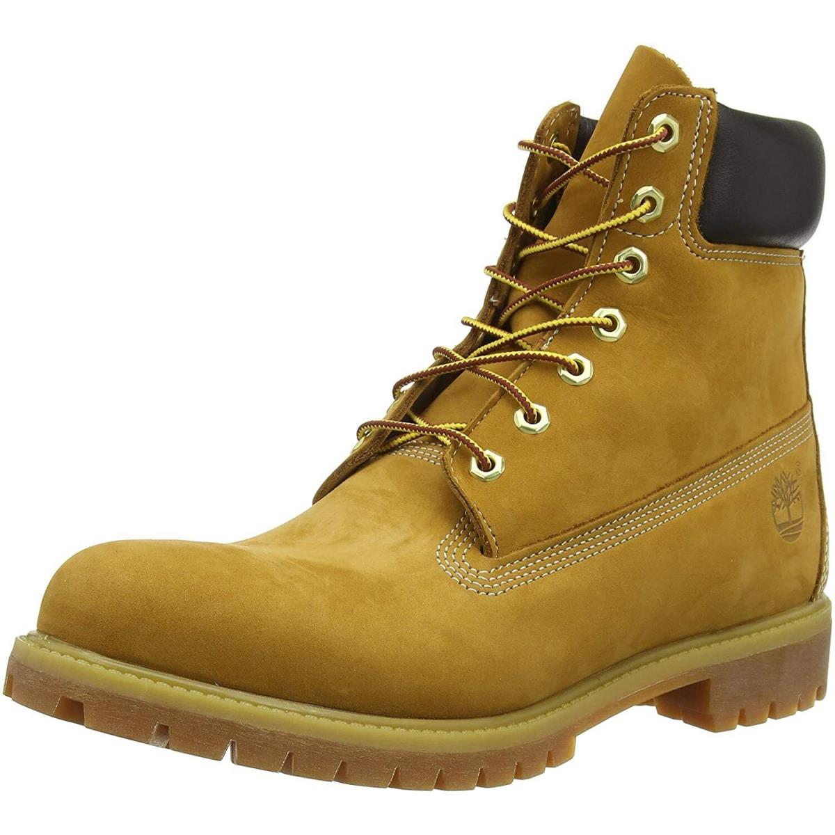 Timberland Men`s 6 Inch Premium Waterproof Boot Wheat Nubuck 11 W US