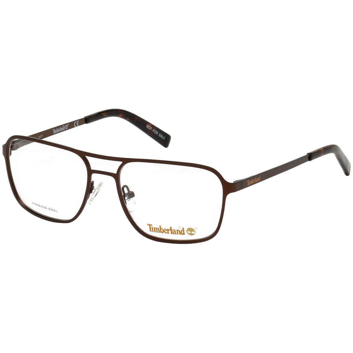 Timberland Eyeglasses TB1593 049 Matte Dark Brown W/demo Lens 58mm