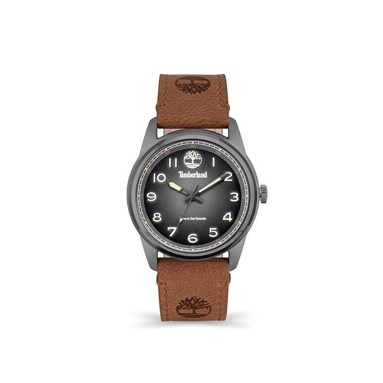 Timberland Northbridge Black Dial Brown Leather Strap TDWGA2152103