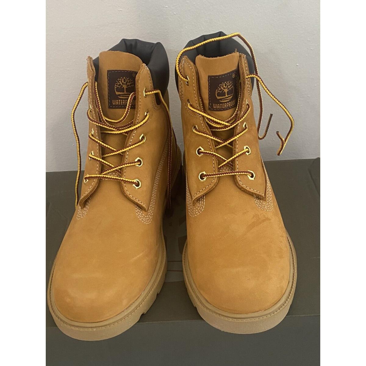 Big Kid`s Timberland Size 6 Boot Wheat Brown