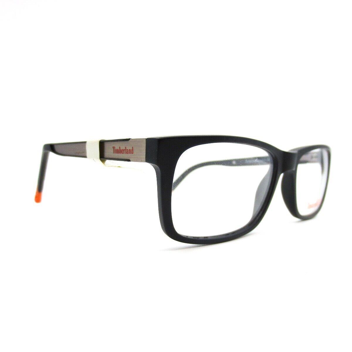 Timberland TB1308 col.002 Eyeglasses Frames Black Grey Orange Square 54-17-145