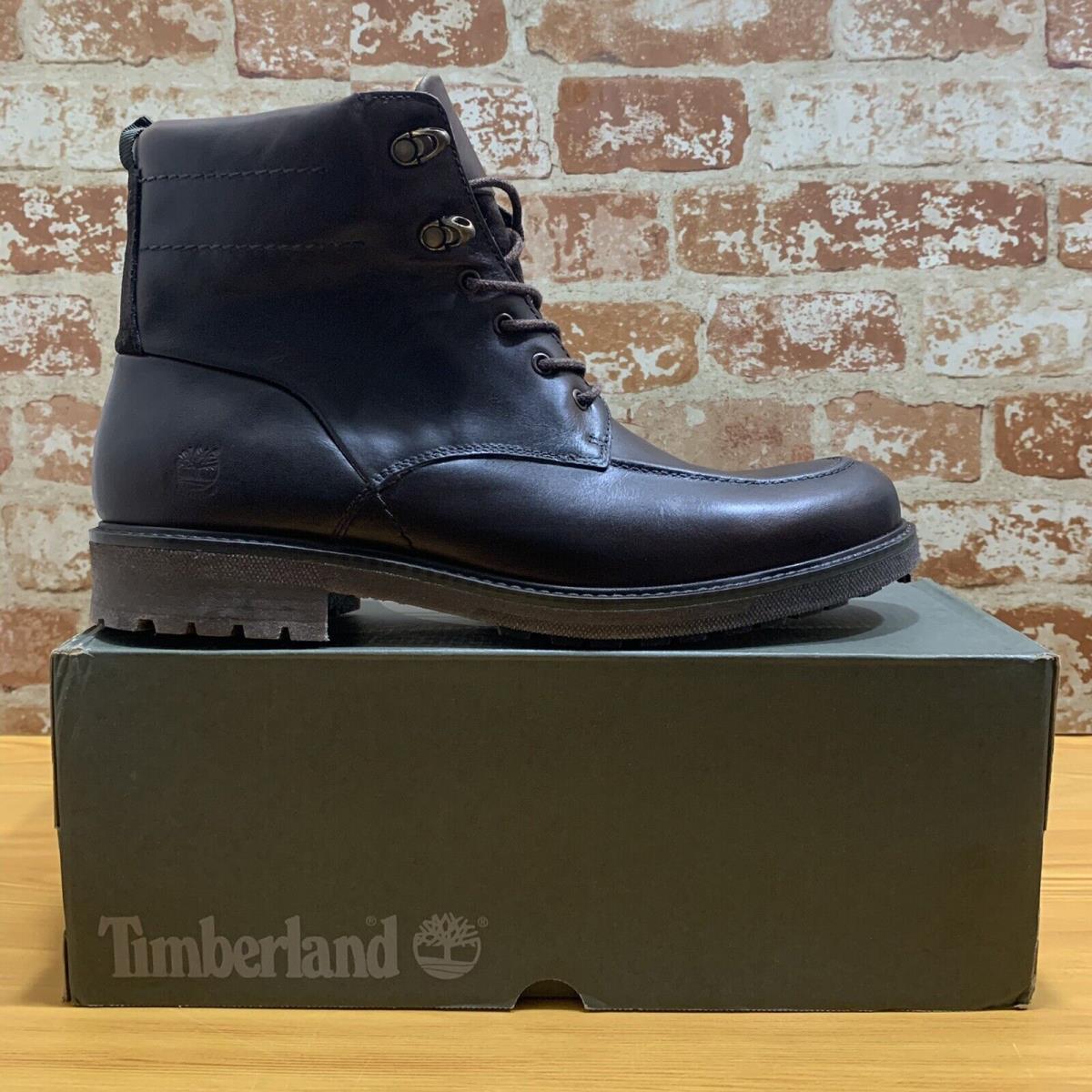 Timberland Men`s Oakrock WP Boot DK Brown Full Grain Style A2KBY Sz:10.5M