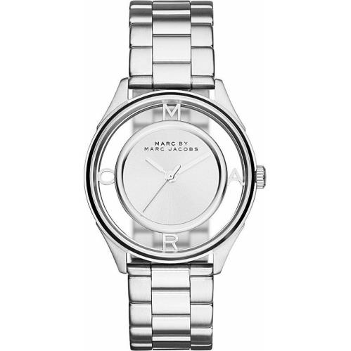 Marc by Marc Jacobs Women`s MBM3412 Tether Analog Quartz Silver-tone Watch