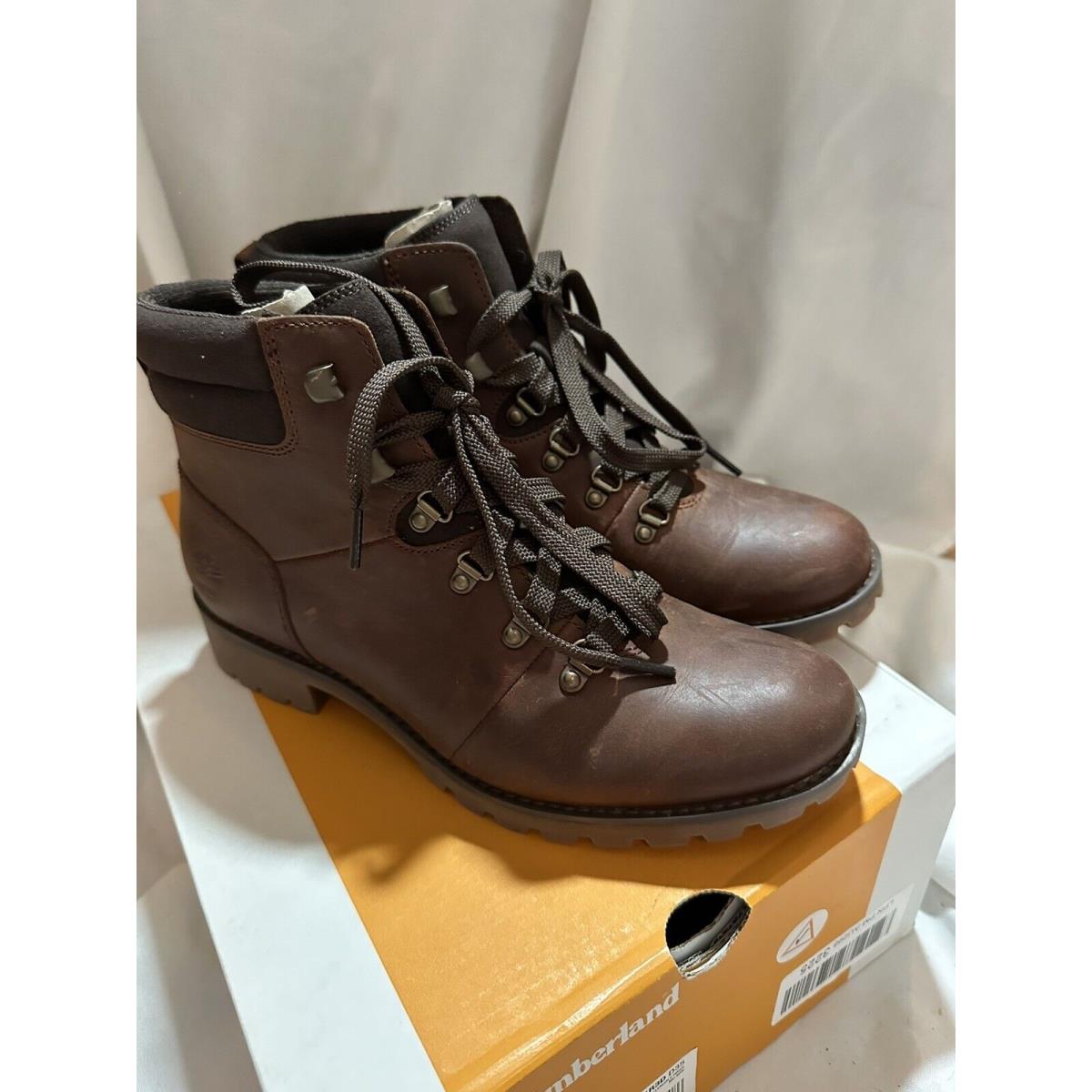 Timberland Ellendale Hiker Women`s 8.5 Mid High Hiking Boots Shoes