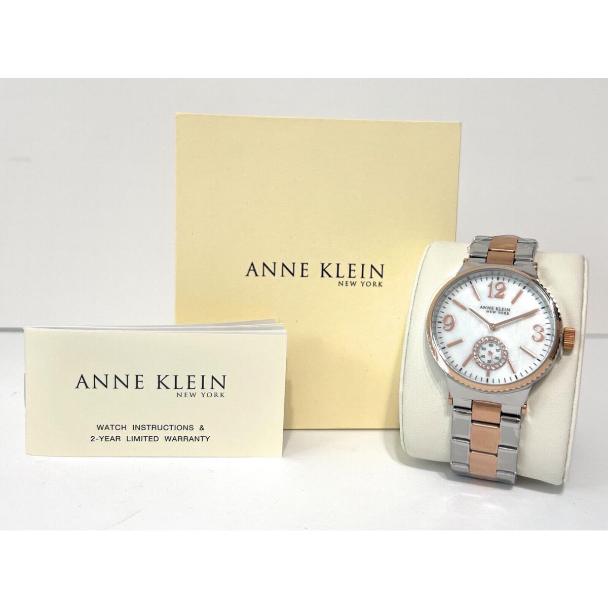 Anne Klein York Stainless Steel Ladies Quartz Watch 12/2341MPRT