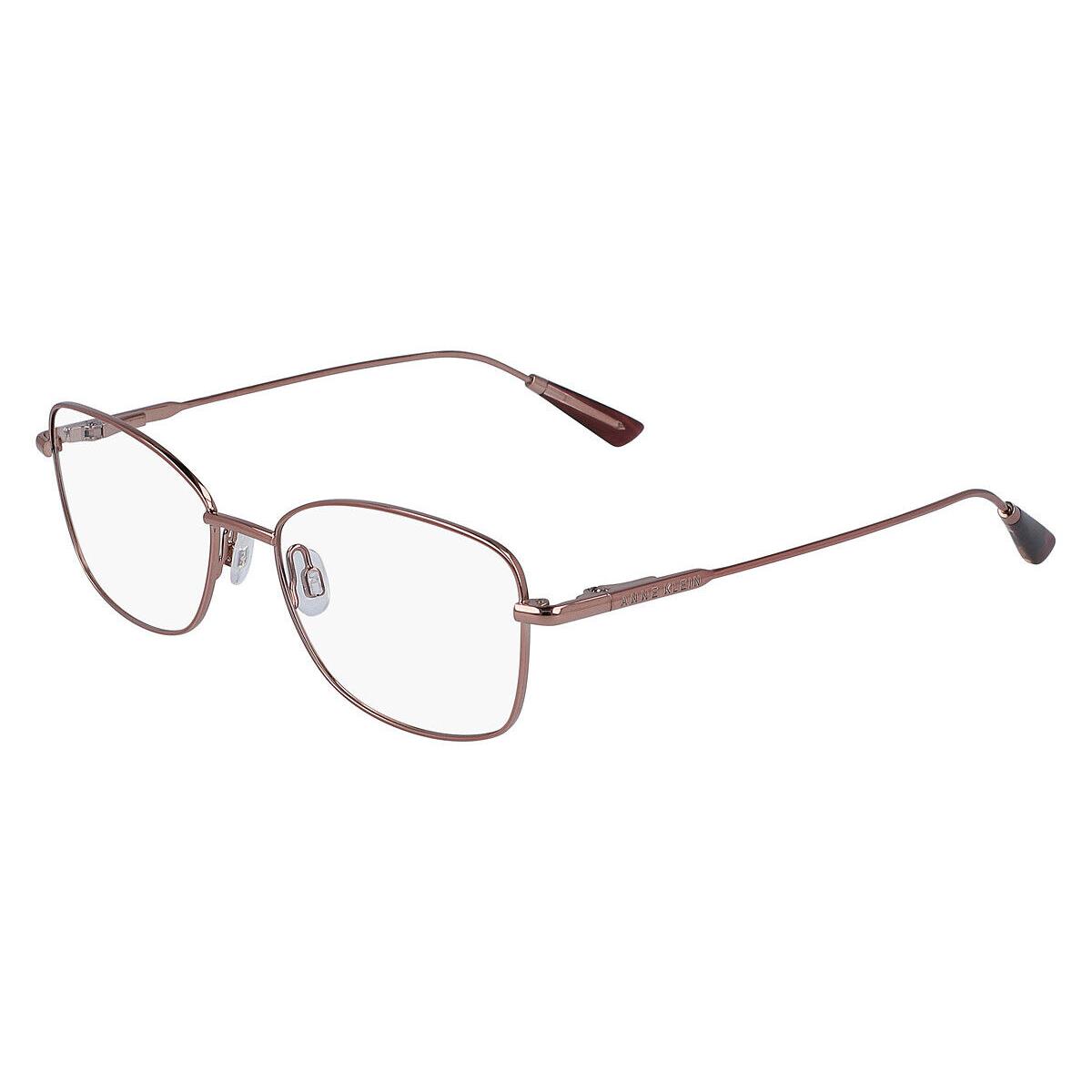 Anne Klein AK5073 Eyeglasses Women Rose Gold Rectangle 52mm