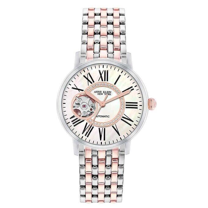 Anne Klein 12/2339MPRT Ladies Automatic Two Tone Watch