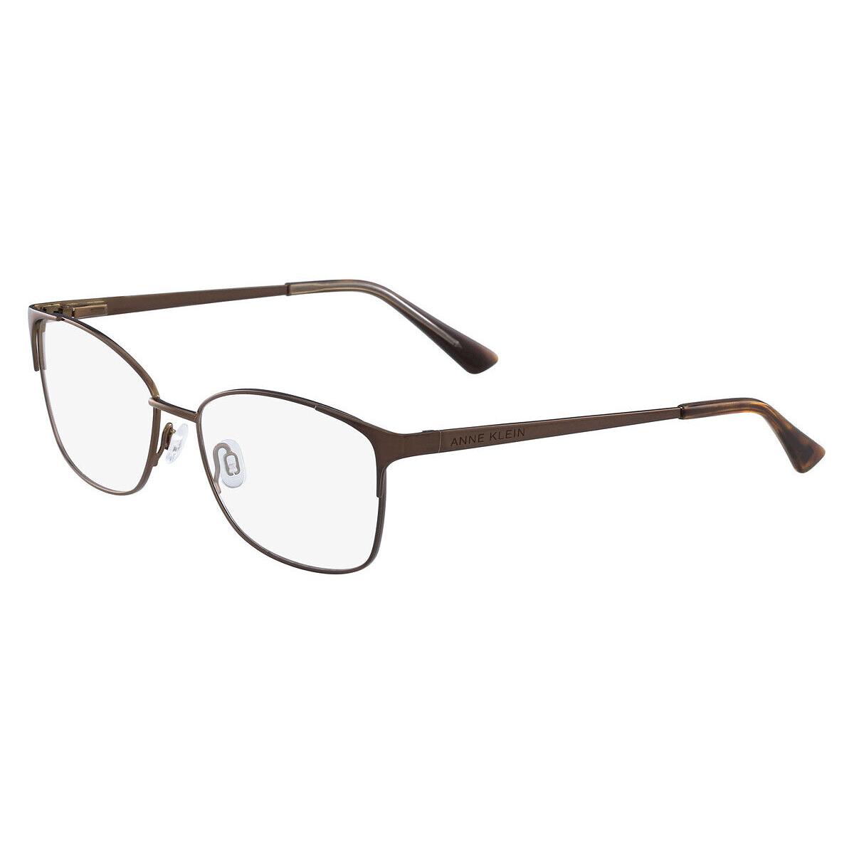 Anne Klein AK5053 Eyeglasses Women Mocha Rectangle 54mm