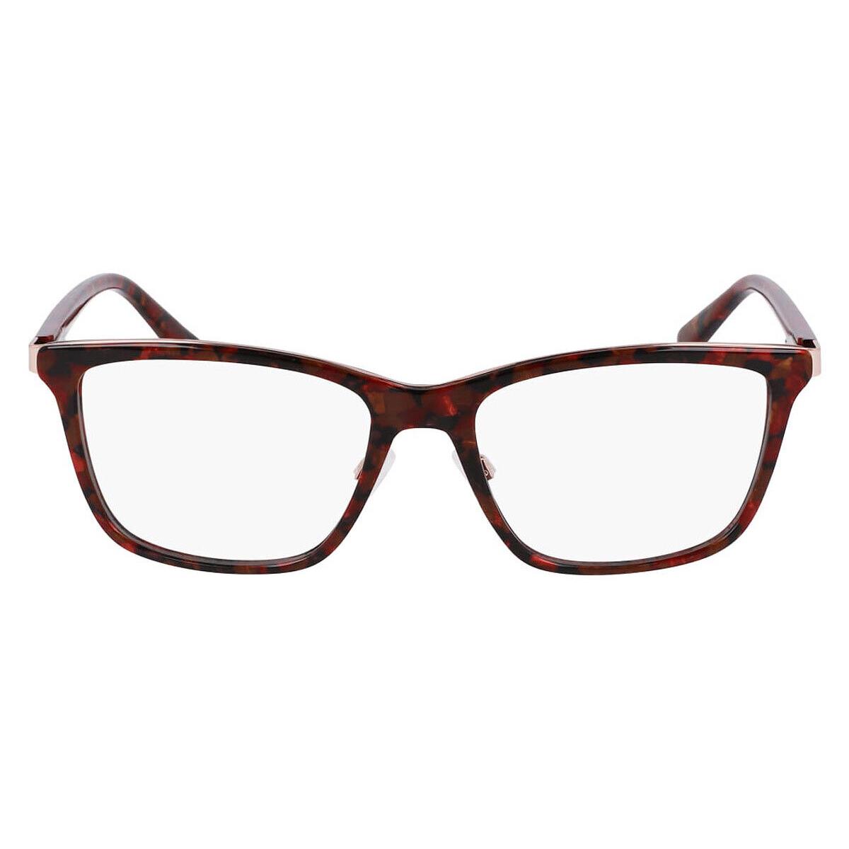 Anne Klein AK5114 Eyeglasses Women Merlot Marble 55mm