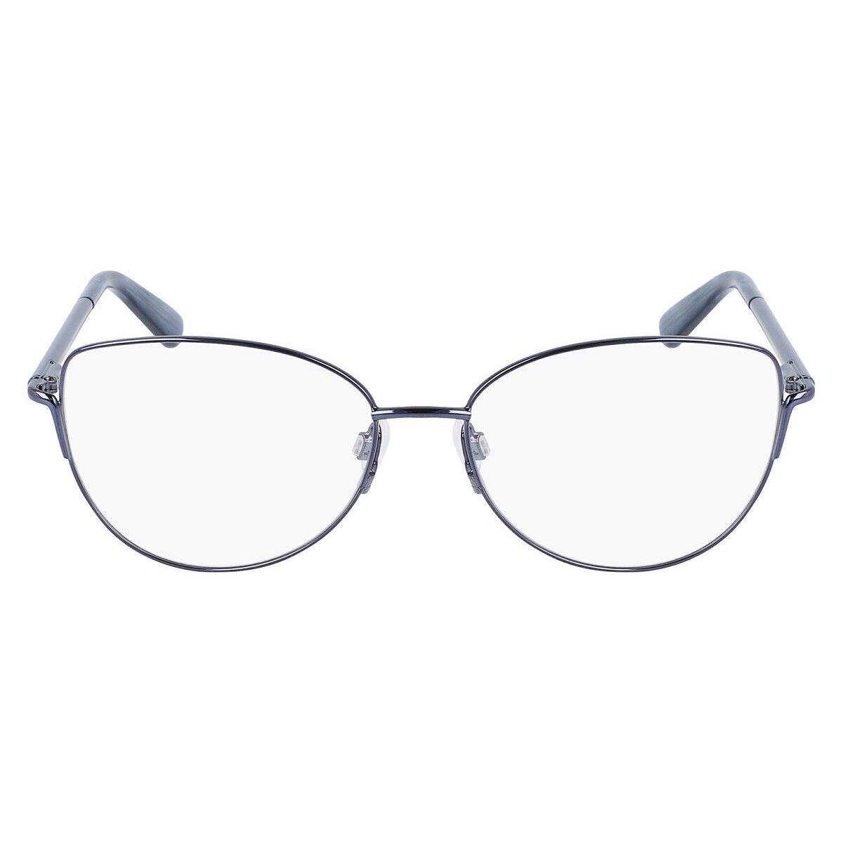 Anne Klein AK5085 Eyeglasses Women Slate Cat Eye 51mm