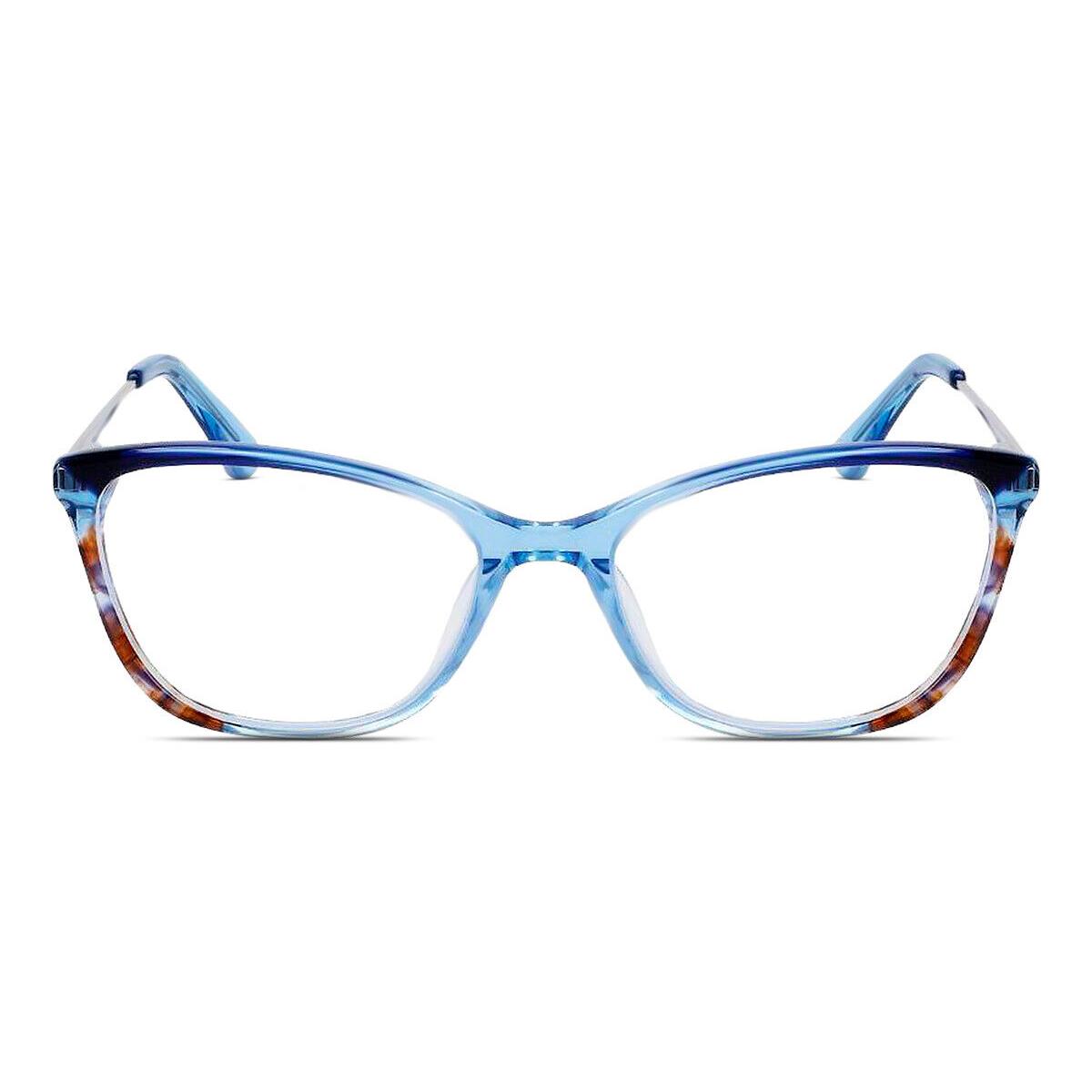 Anne Klein AK5090 Eyeglasses Women Blue Cat Eye 54mm