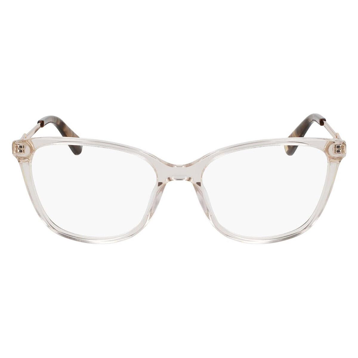 Anne Klein AK5115 Eyeglasses Women Taupe Crystal 53mm