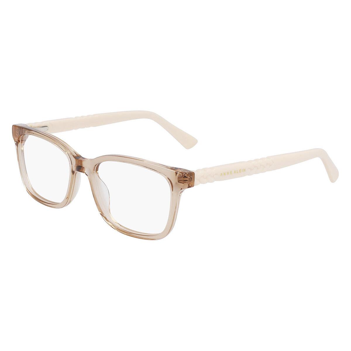 Anne Klein AK5100 Eyeglasses Women Taupe Crystal Square 52mm