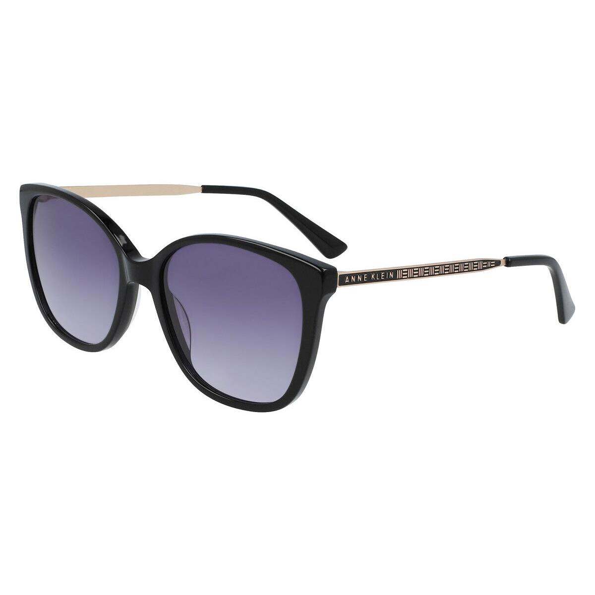 Anne Klein AK7079 Sunglasses Women Black Butterfly 54mm