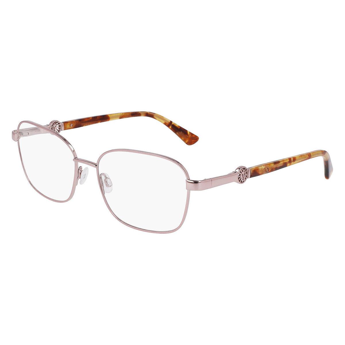 Anne Klein AK5103 Eyeglasses Women Rose Gold Square 52mm