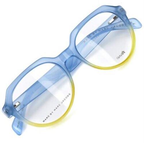 Marc By Marc Jacobs Mmj 623 Blue Fade Yellow Plastic Eyeglasses Frame 51-18-140