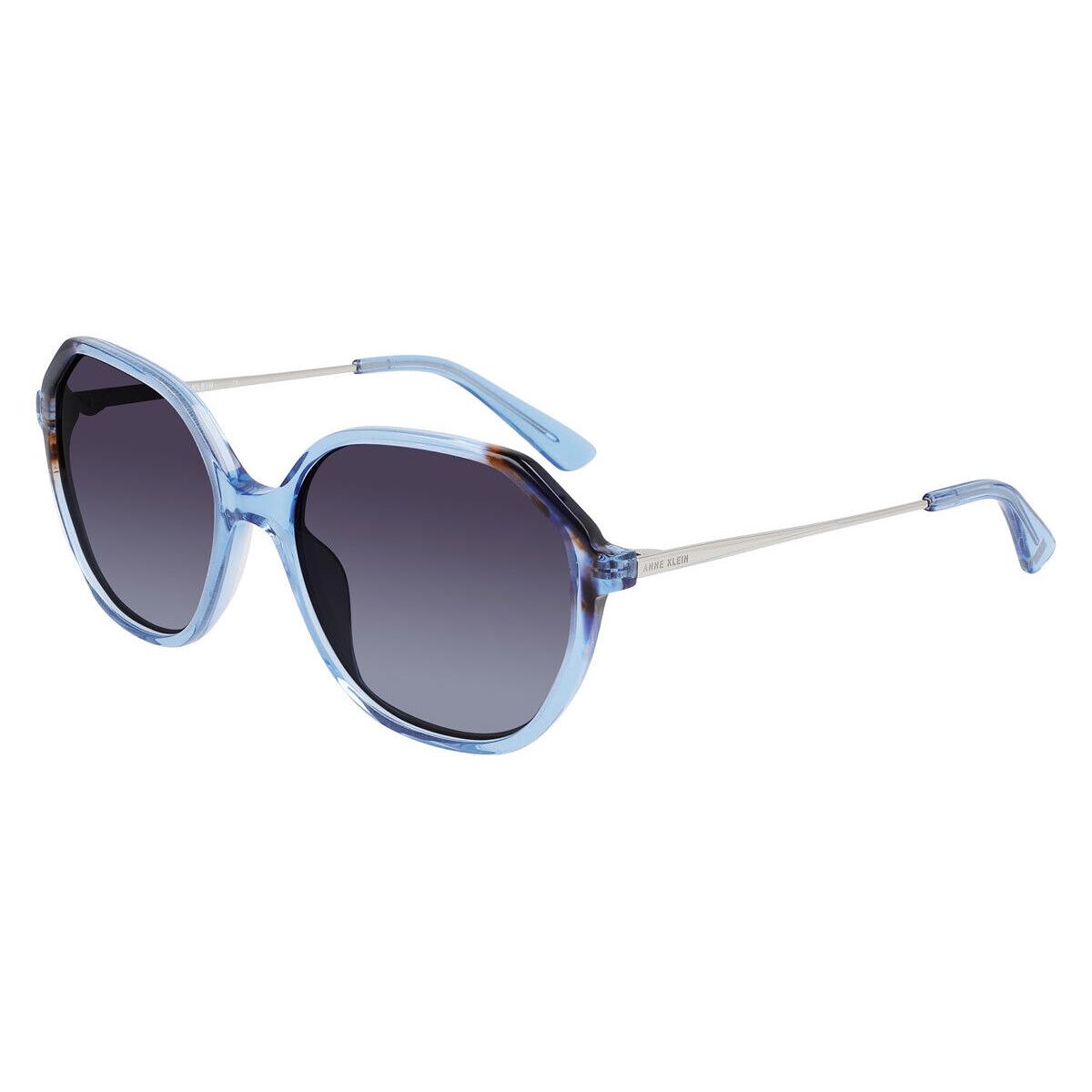 Anne Klein AK7075 Sunglasses Women Blue Irregular 55mm