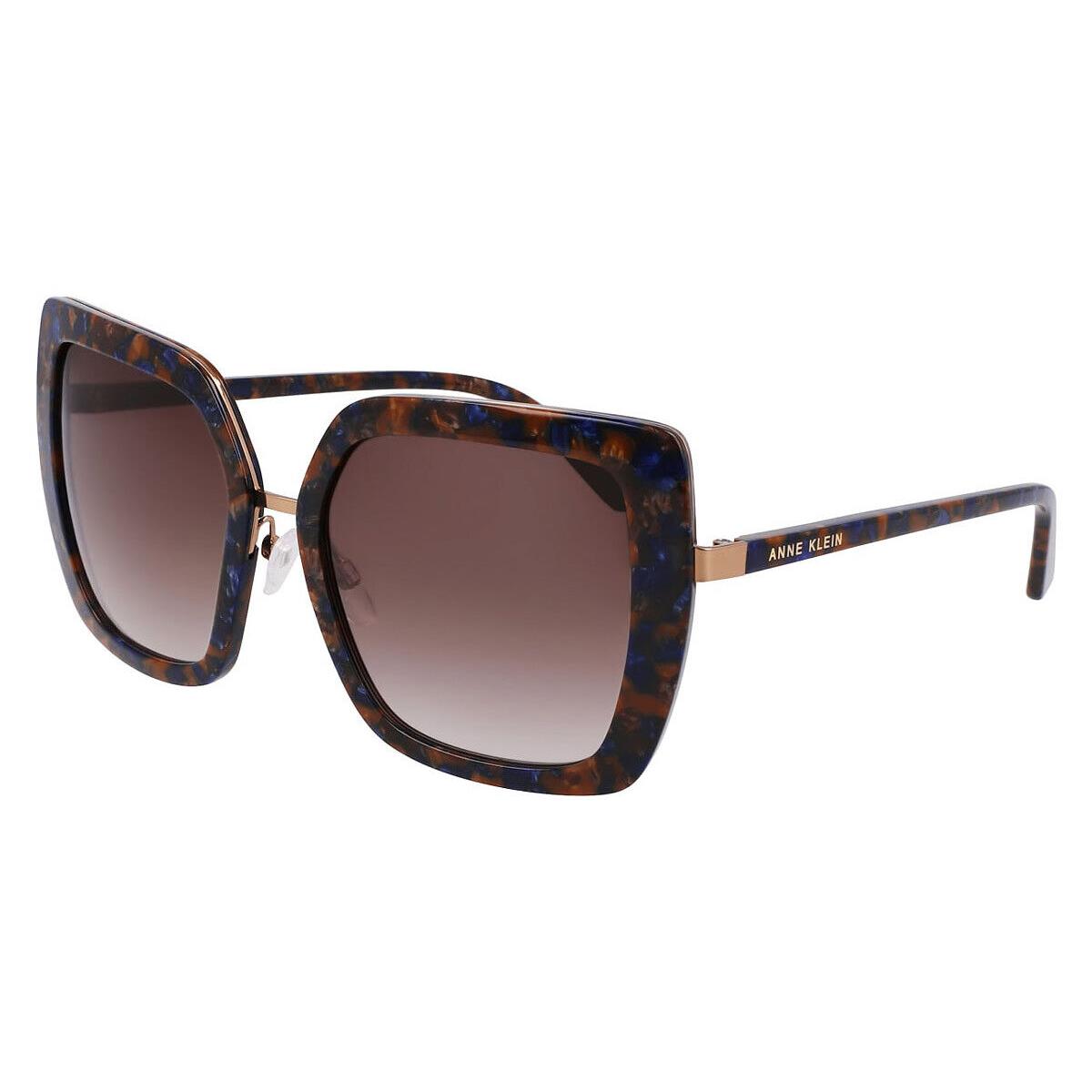 Anne Klein AK7095 Sunglasses Women Mocha Marble 57mm