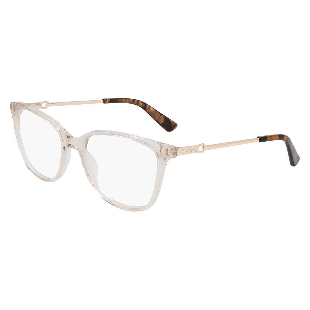 Anne Klein AK5115 Eyeglasses Women Taupe Crystal 50mm