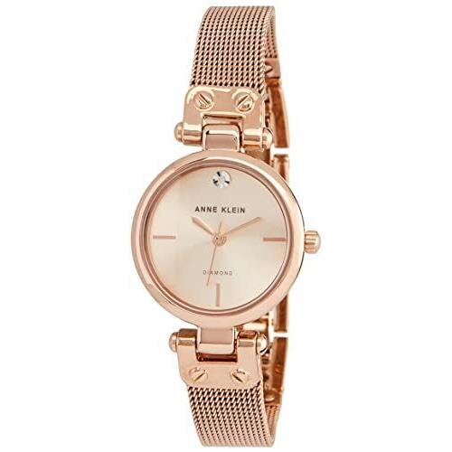 Anne Klein Women`s Quartz Metal and Stainless Steel Dress Watch Color:rose