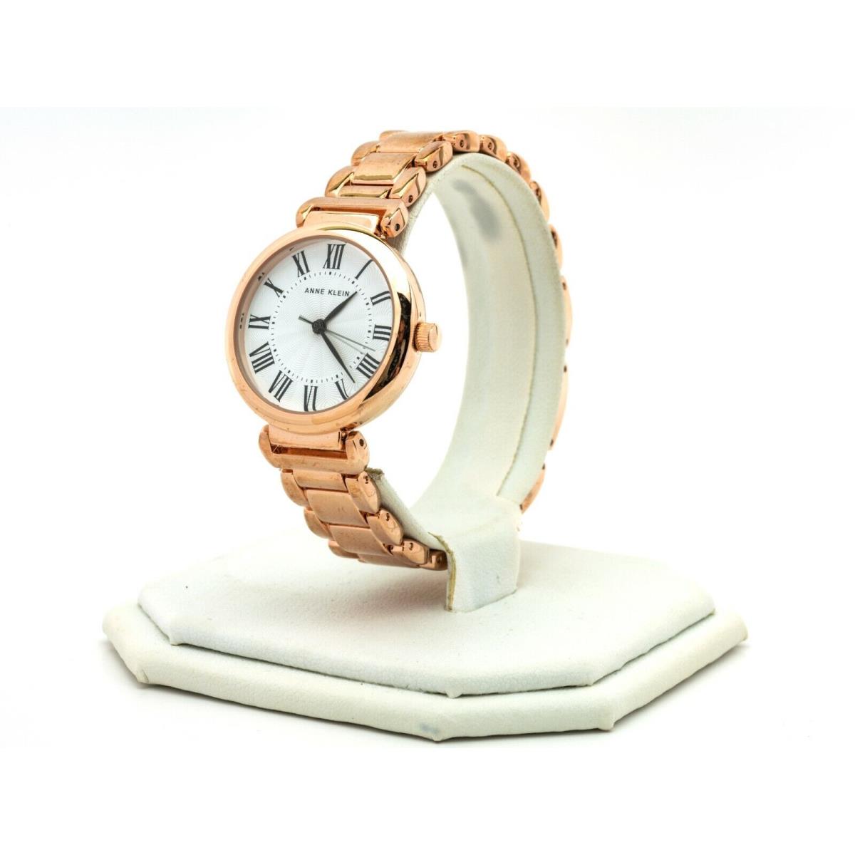 Women`s Anne Klein Watch Rose Gold Stainless Steel Watch AK-3026WTRG