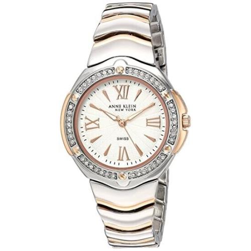 Anne Klein York Women`s Swiss Quartz Metal and Alloy Dress Watch