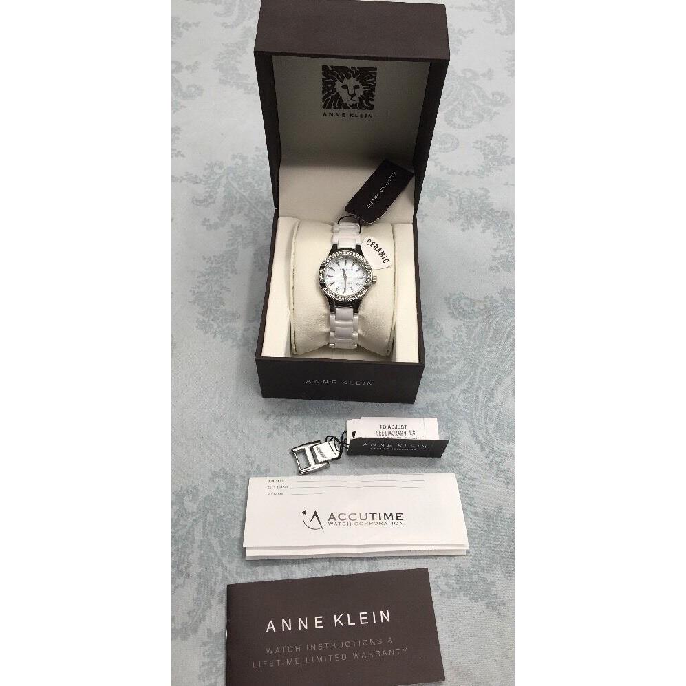 Centage Anne Klein Ceramic Watch. Ships Free and Fast