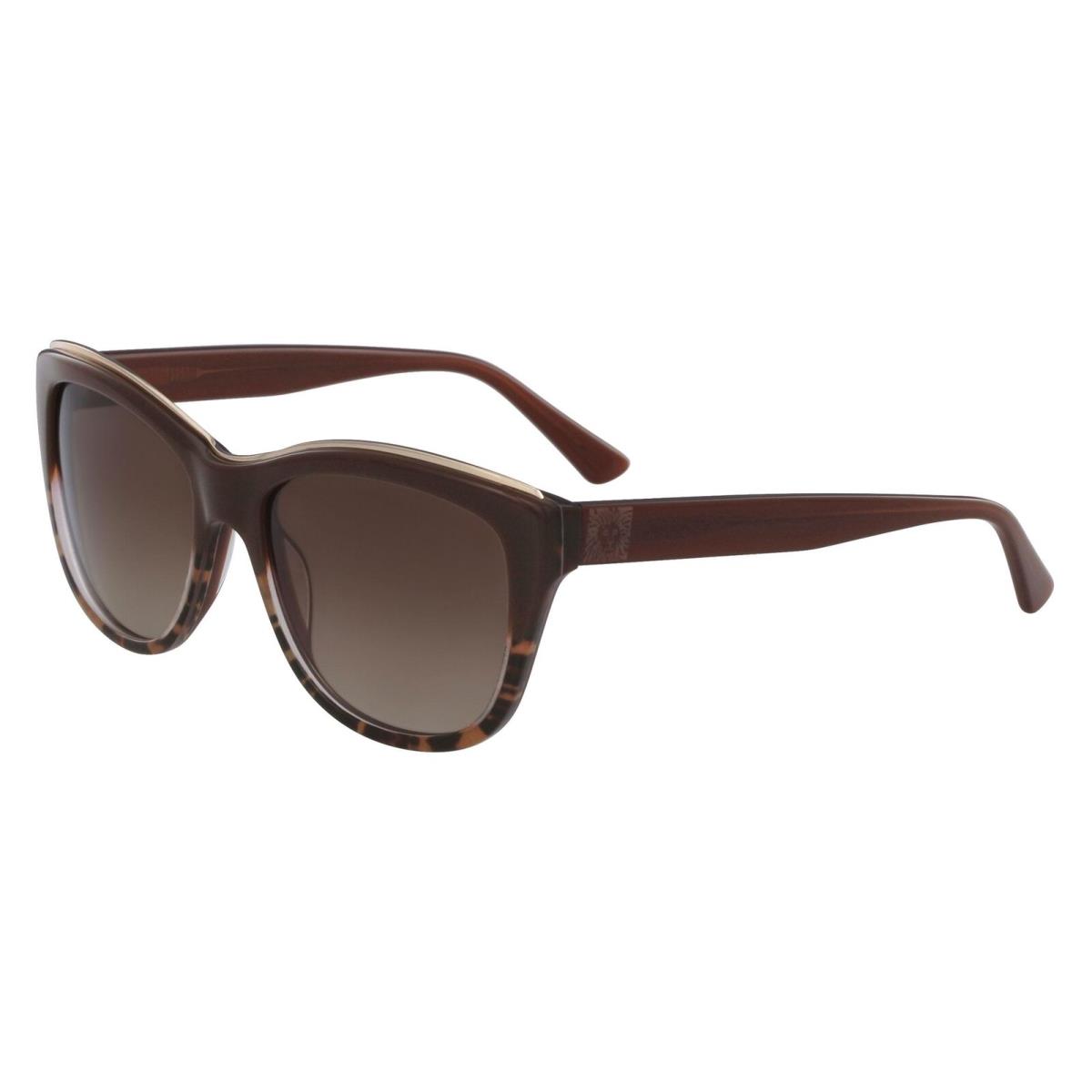 Anne Klein AK7052 Sunglasses 208 Mocha Animal