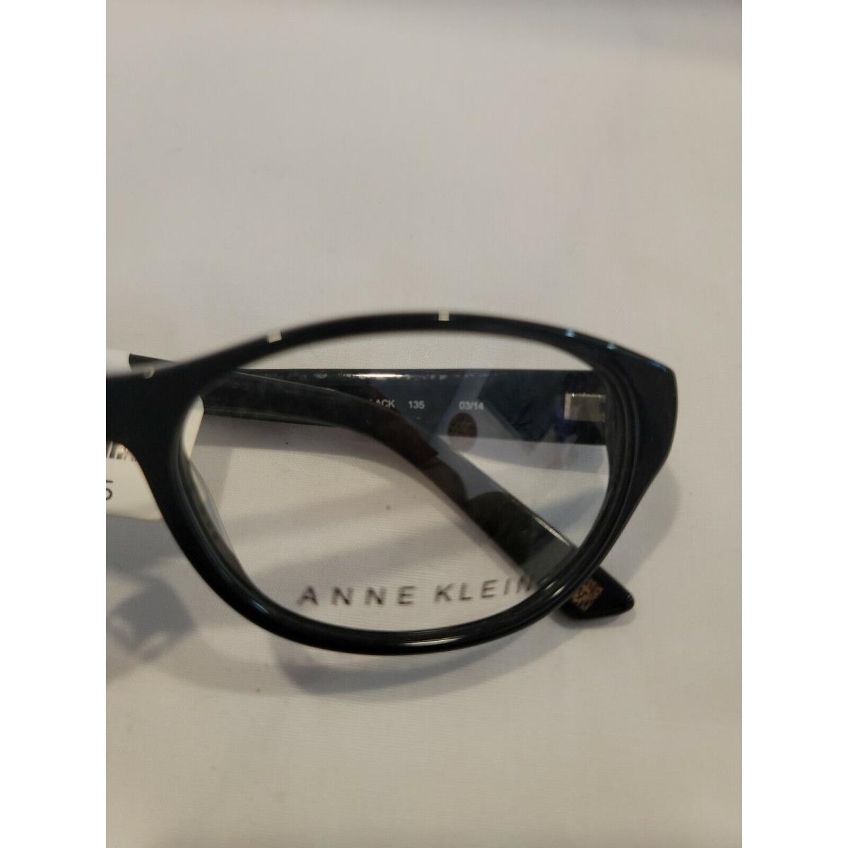 Anne Klein Eyeglasses Women Black AK5021 + Case 53-16-135