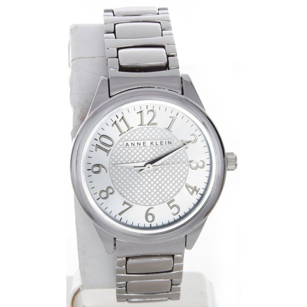 Anne Klein Women`s Silver Dial Stainless Steel Watch AK/1603SVSV