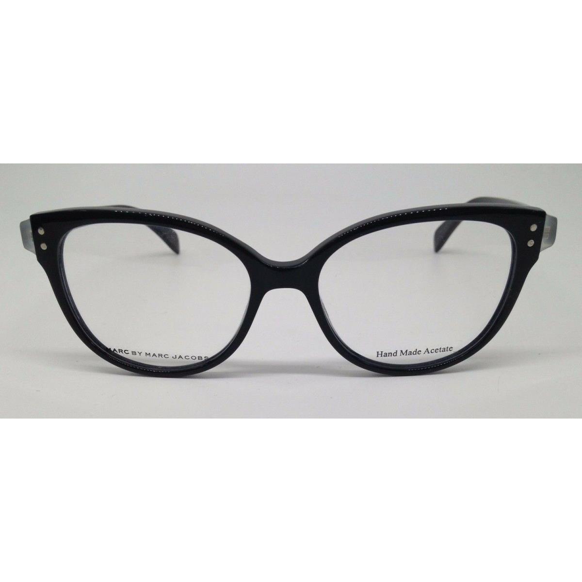 Marc By Marc Jacobs Mmj 632 Black A9I Round Plastic Eyeglasses Frame 51-16-140