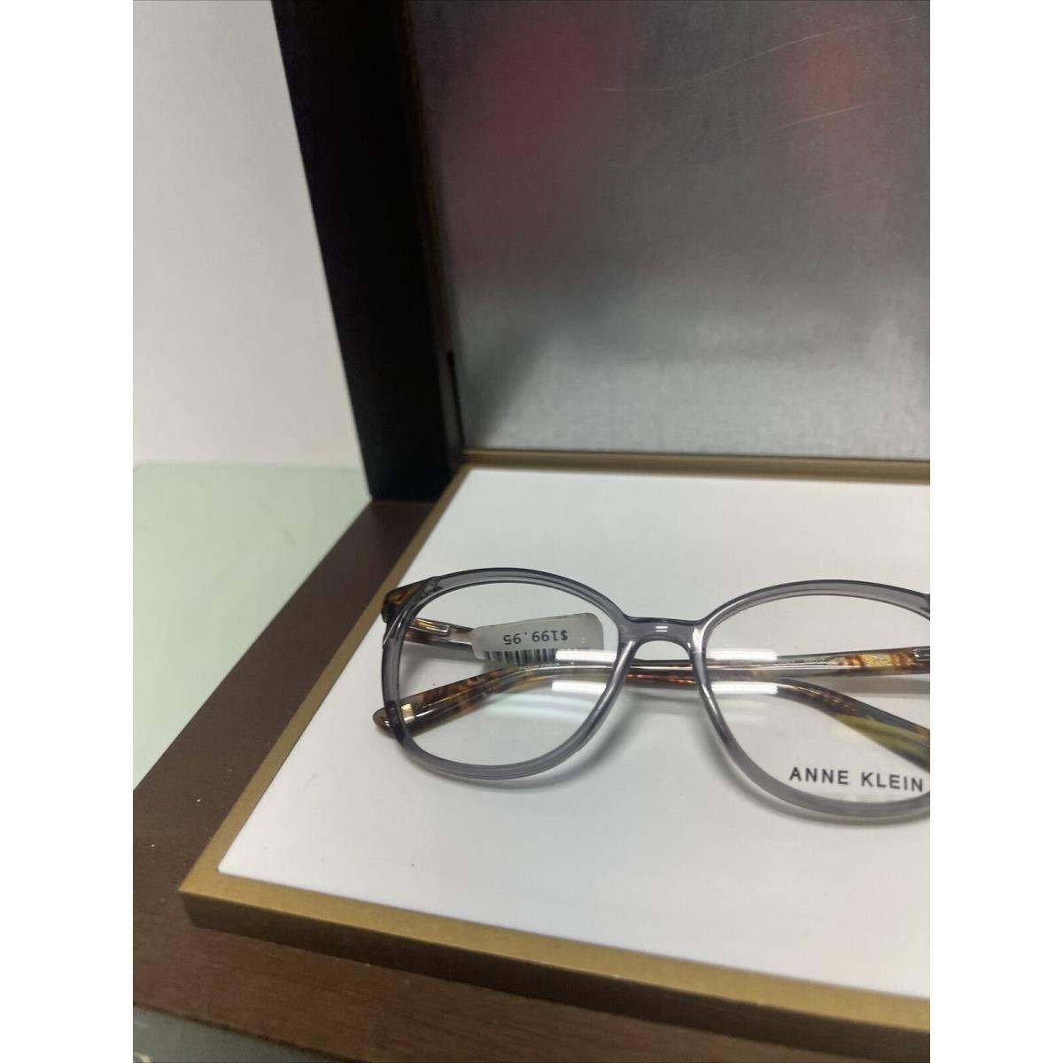 Anne Klein Eyeglasses Frames AK5082 036 Grey Clear Brown Tortoise 53-17-135