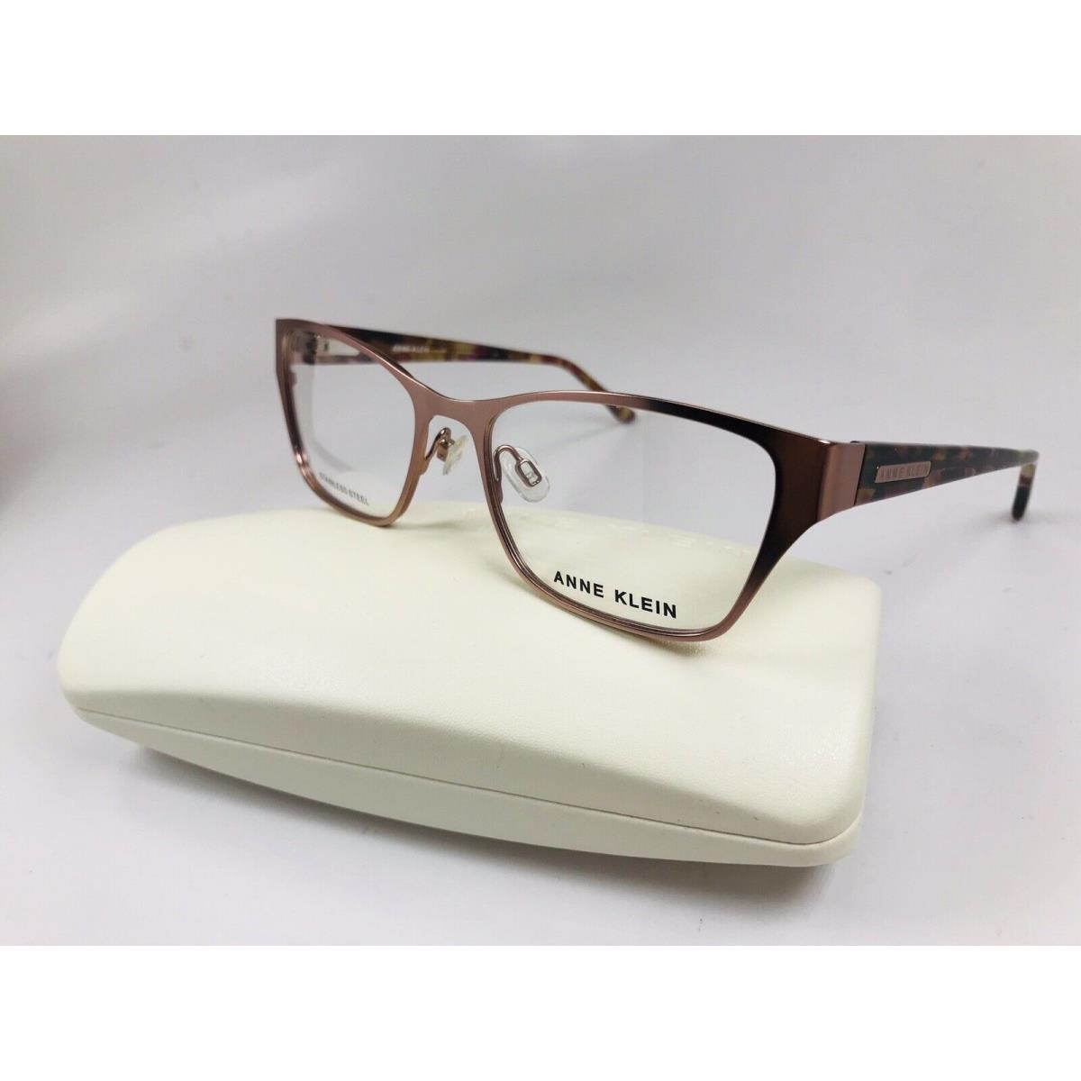 Anne Klein AK5062 780 Rose Gold Eyeglasses 52mm with Case