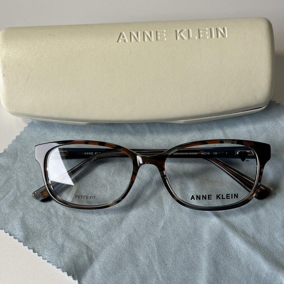 Anne Klein Eyeglasses AK5086 200 Mocha Animal 50-16-135