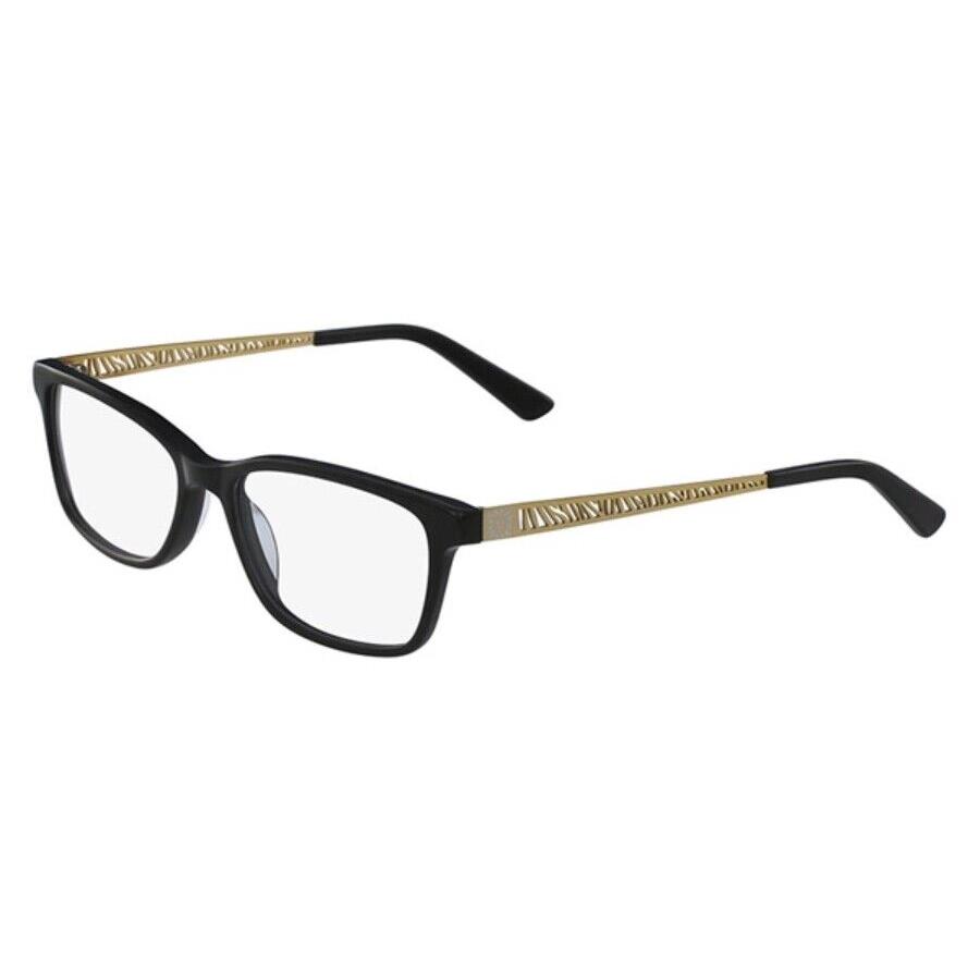 Anne Klein Womens Eyeglasses Frames AK5057 001 Shiny Black 53mm